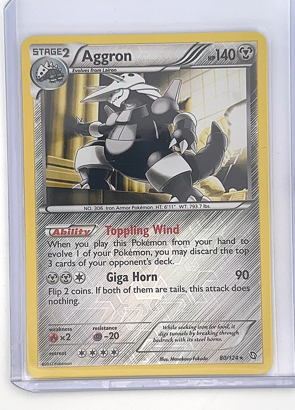 Aggron #80/124 — front