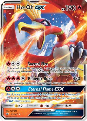 Ho-Oh GX #21/147 — stock