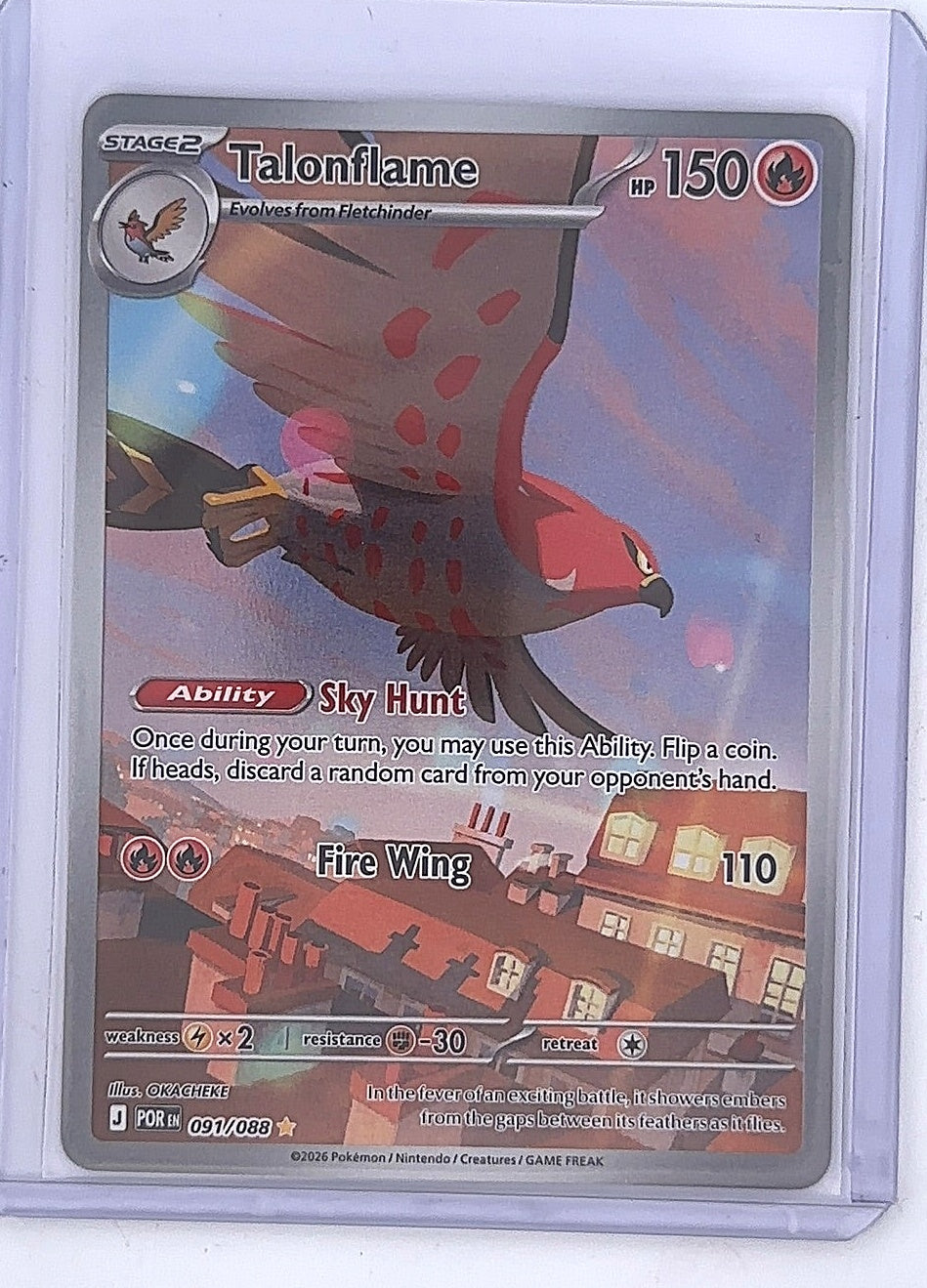 Talonflame - 091/088 #091/088 — front