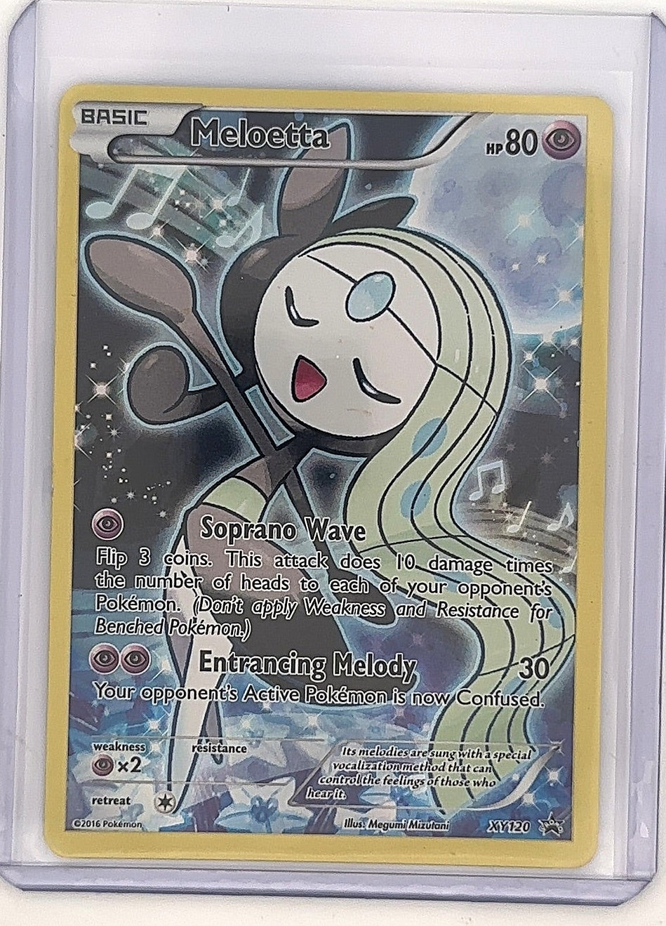 Meloetta - XY120 #XY120 — front
