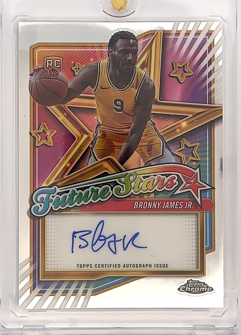 2024 Topps Chrome Future Stars Autograph Bronny James Jr. #FSA-BJ — front