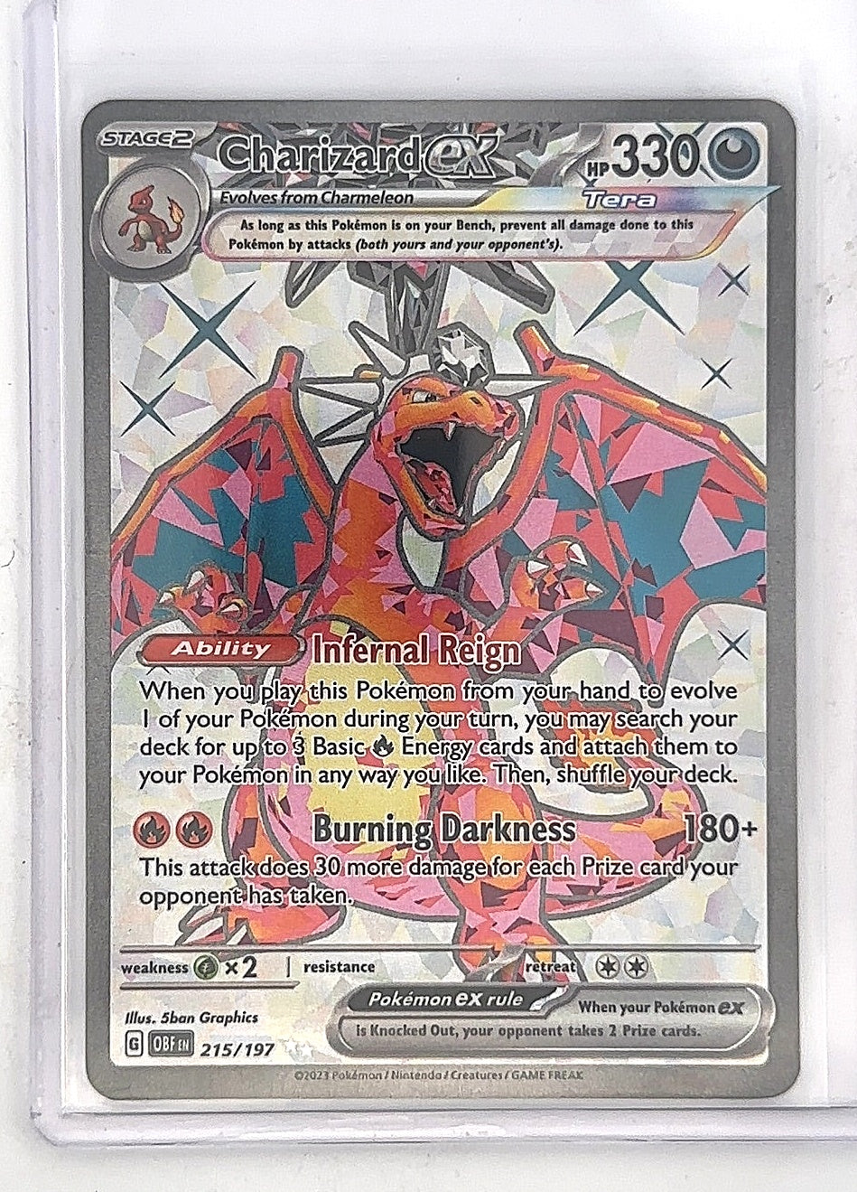 Charizard ex - 215/197 #215/197 — front