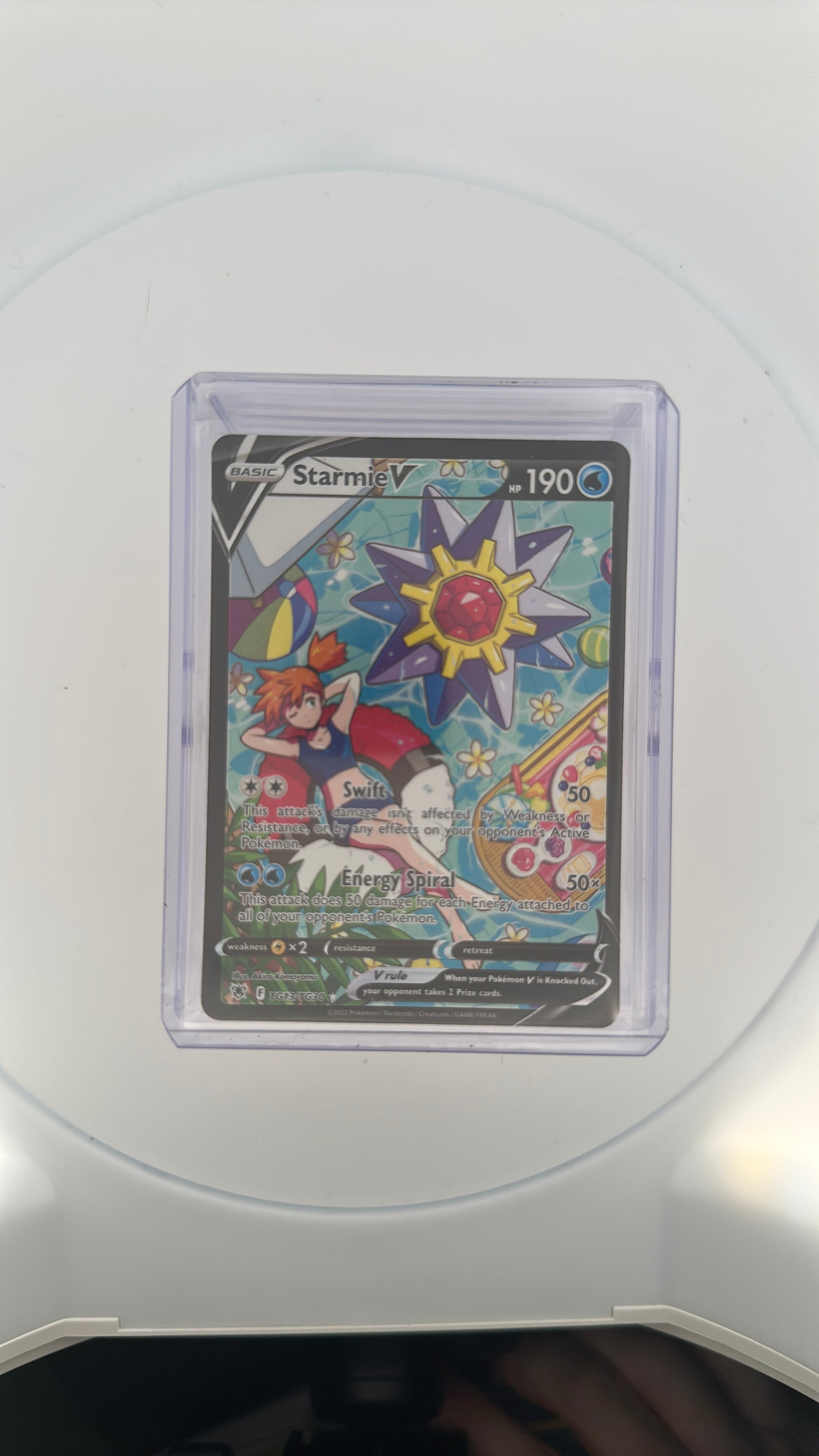 Starmie V SWSH10: Astral Radiance Trainer Gallery #TG13/TG30 — front