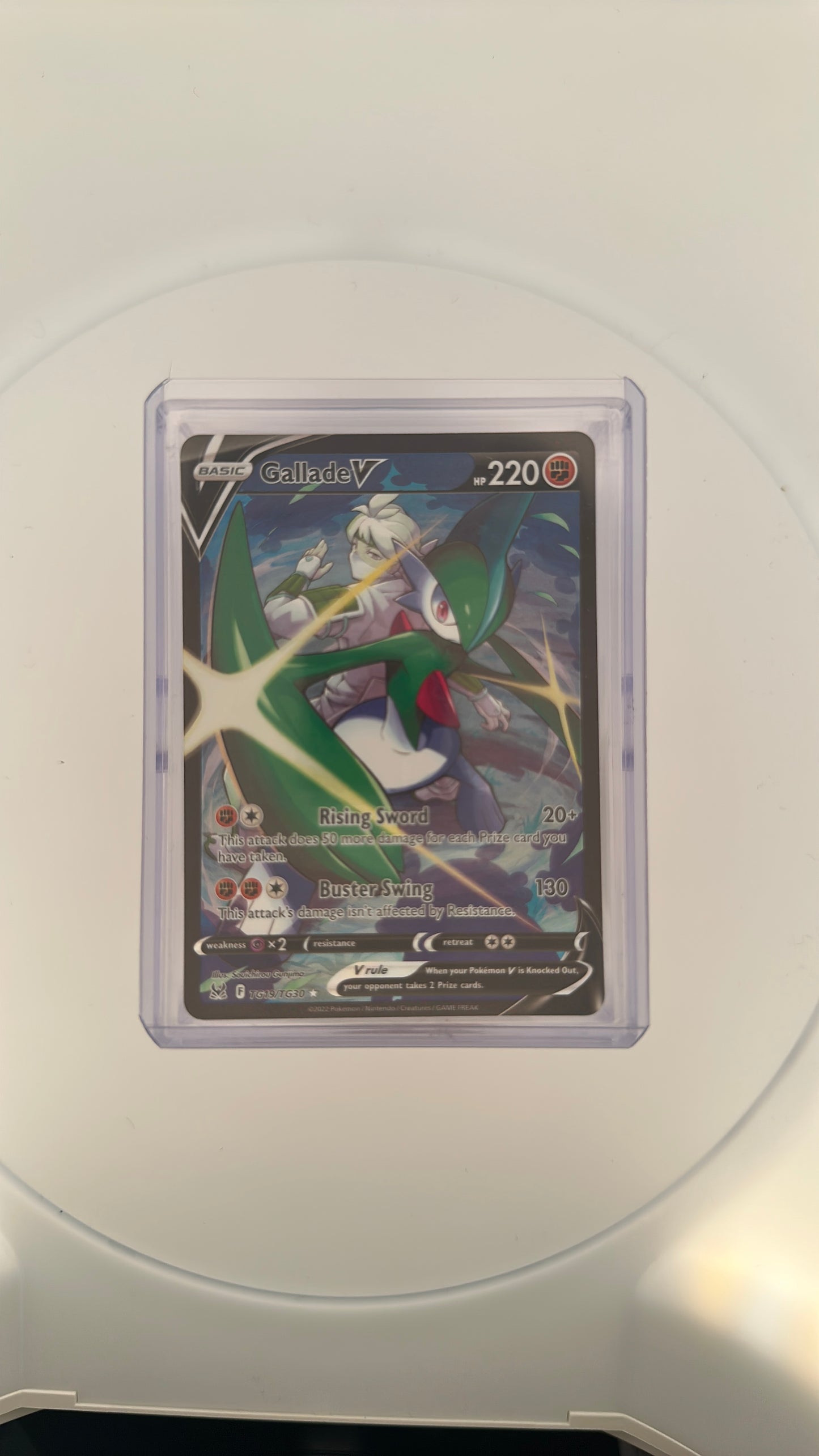 Gallade V SWSH11: Lost Origin Trainer Gallery #TG19/TG30 — front