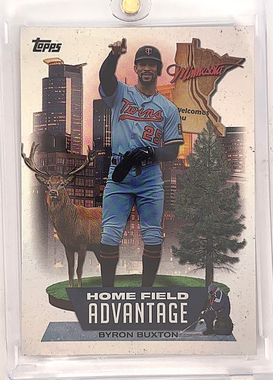 2022 Topps Home Field Advantage Byron Buxton #HA-19 — front