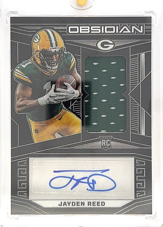 2023 Panini Obsidian Jayden Reed [Autograph] #213 — front