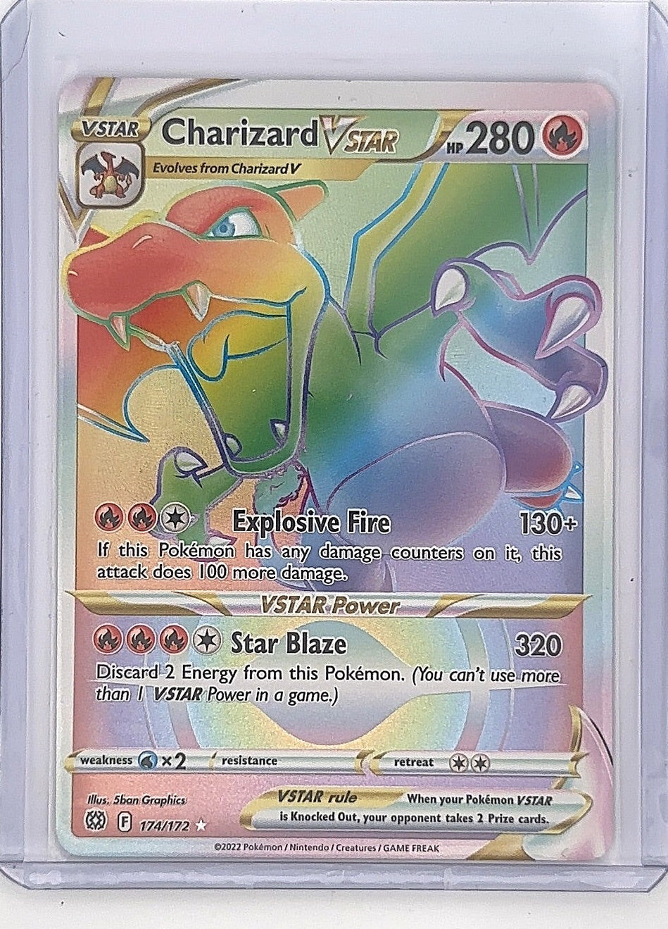 Charizard VSTAR (Secret) #174/172 — front