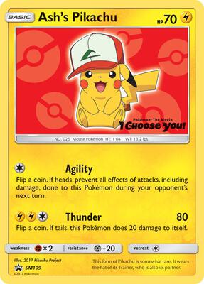 Ash's Pikachu - SM109 #SM109 — stock