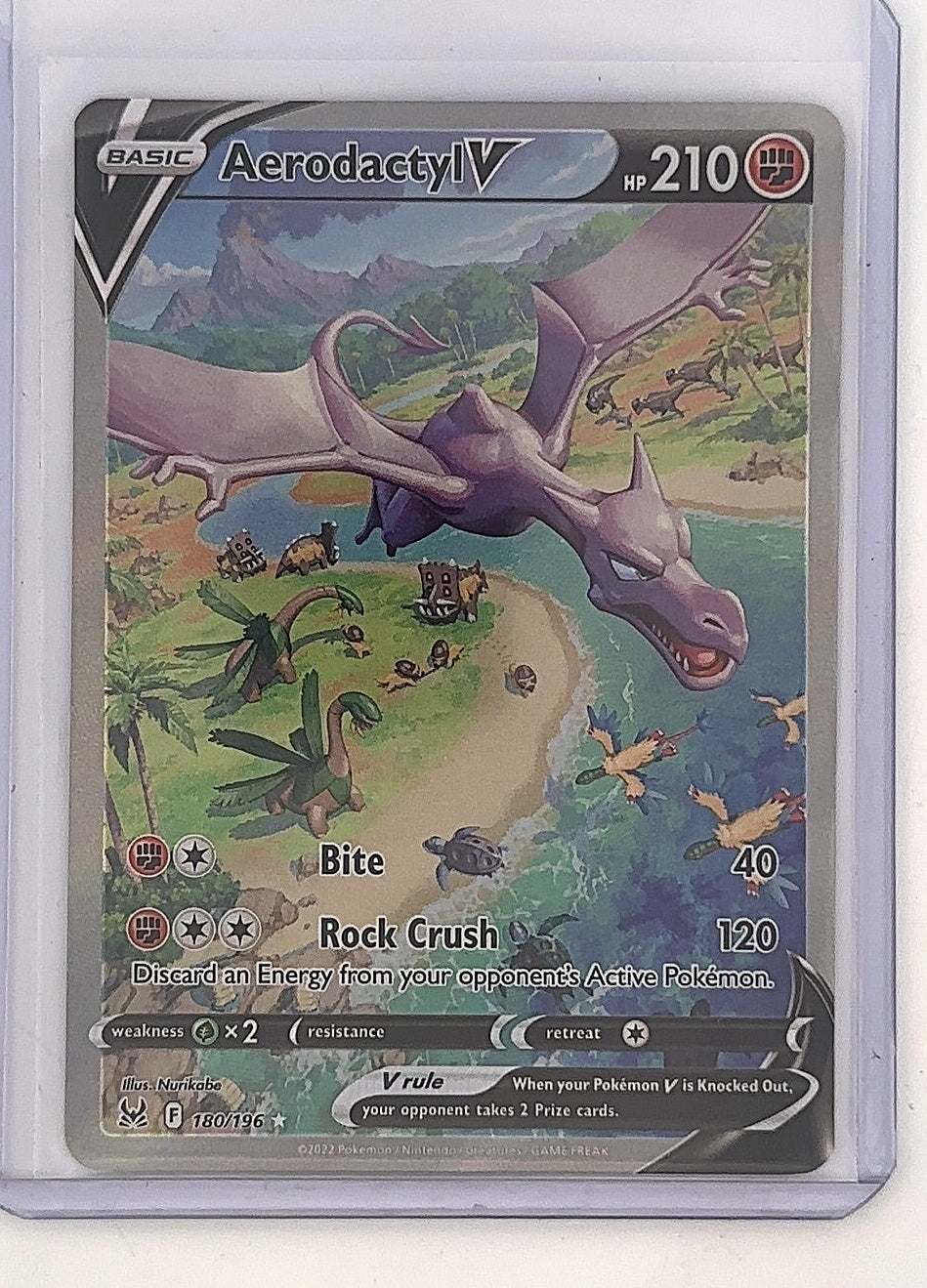 Aerodactyl V (Alternate Full Art) #180/196 — front
