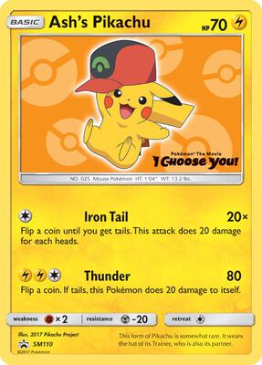 Ash's Pikachu - SM110 #SM110 — stock