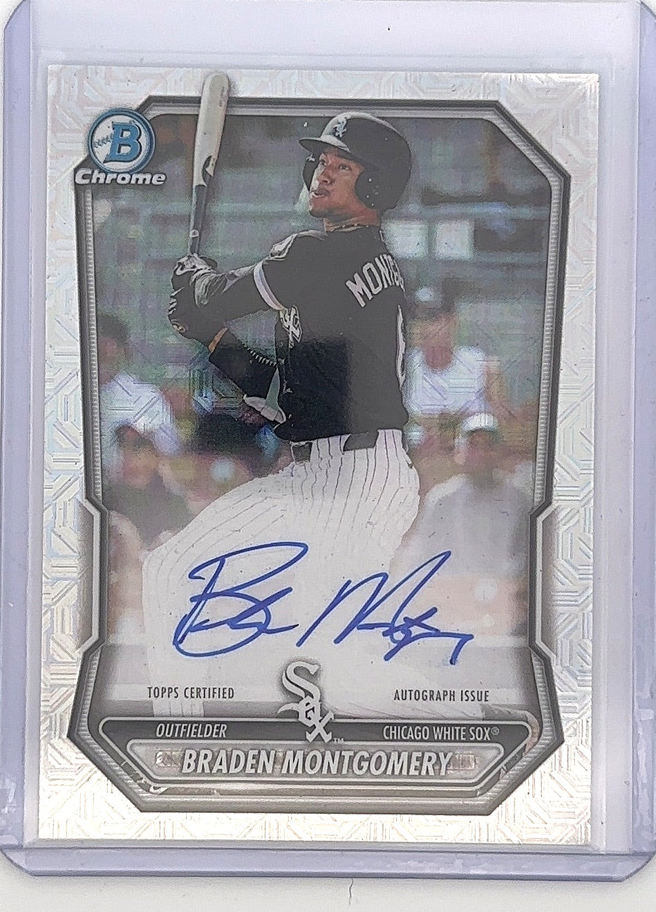 2026 Bowman Prospect Mega Autograph Braden Montgomery [Mojo] #BMA-BM — front