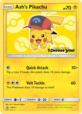 Ash's Pikachu - SM111 #SM111 — stock