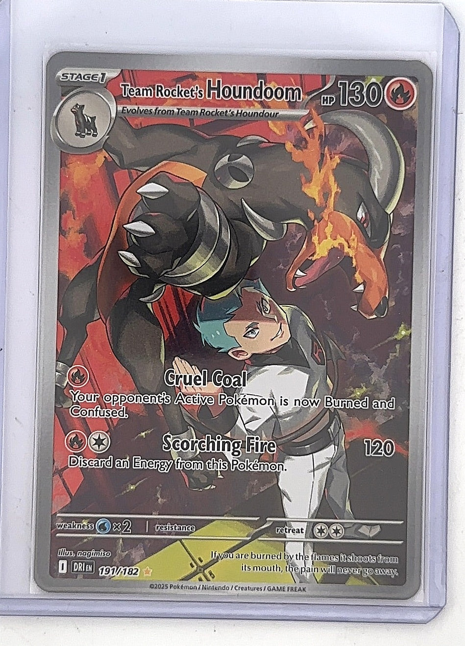 Team Rocket's Houndoom - 191/182 #191/182 — front