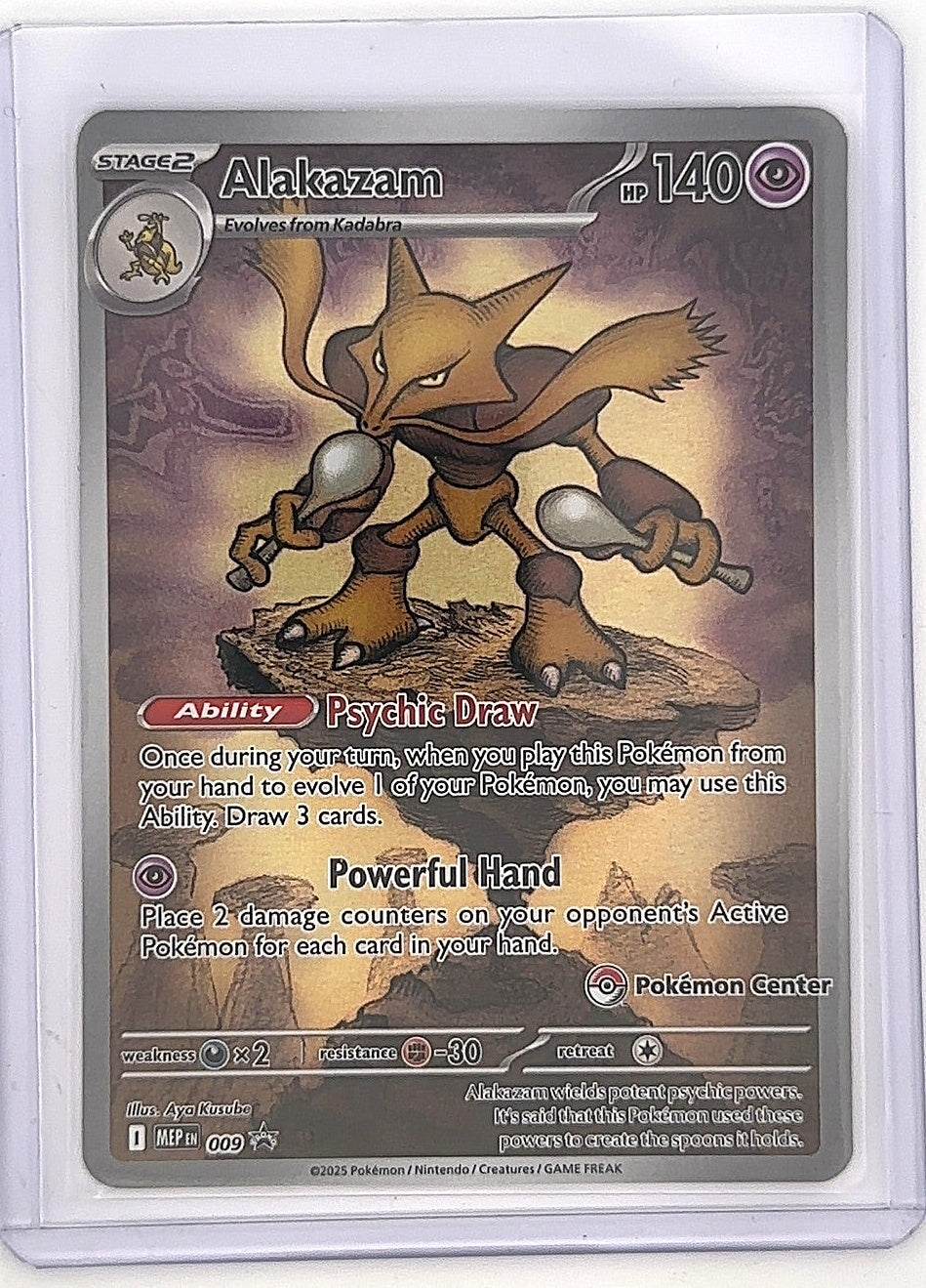 Alakazam - 009 (Pokemon Center Exclusive) #009 — front