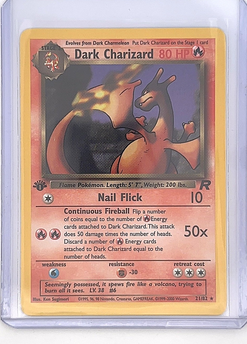 Dark Charizard (21) #21/82 — front