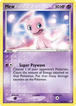 Mew - 111/110 (Non-Holo DVD Promo) #111/110 — stock