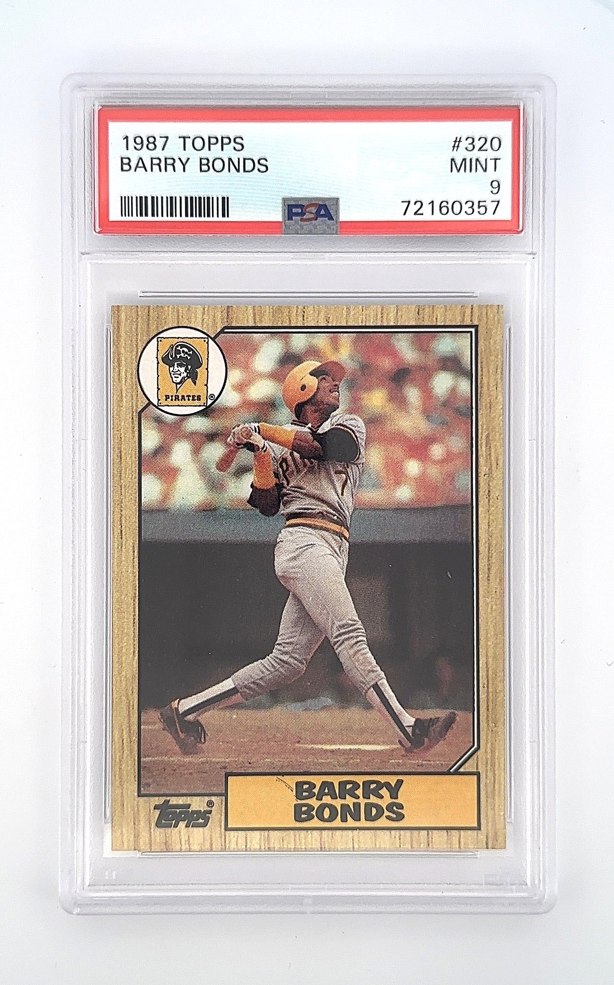 1987 Topps Barry Bonds #320 PSA 9 — front