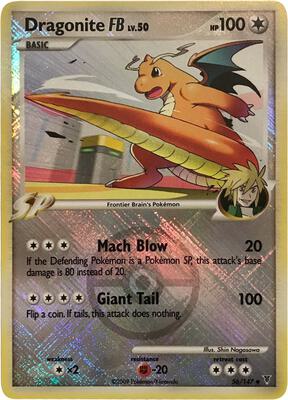 Dragonite FB - 56/147 (League Promo) #056/147 — stock