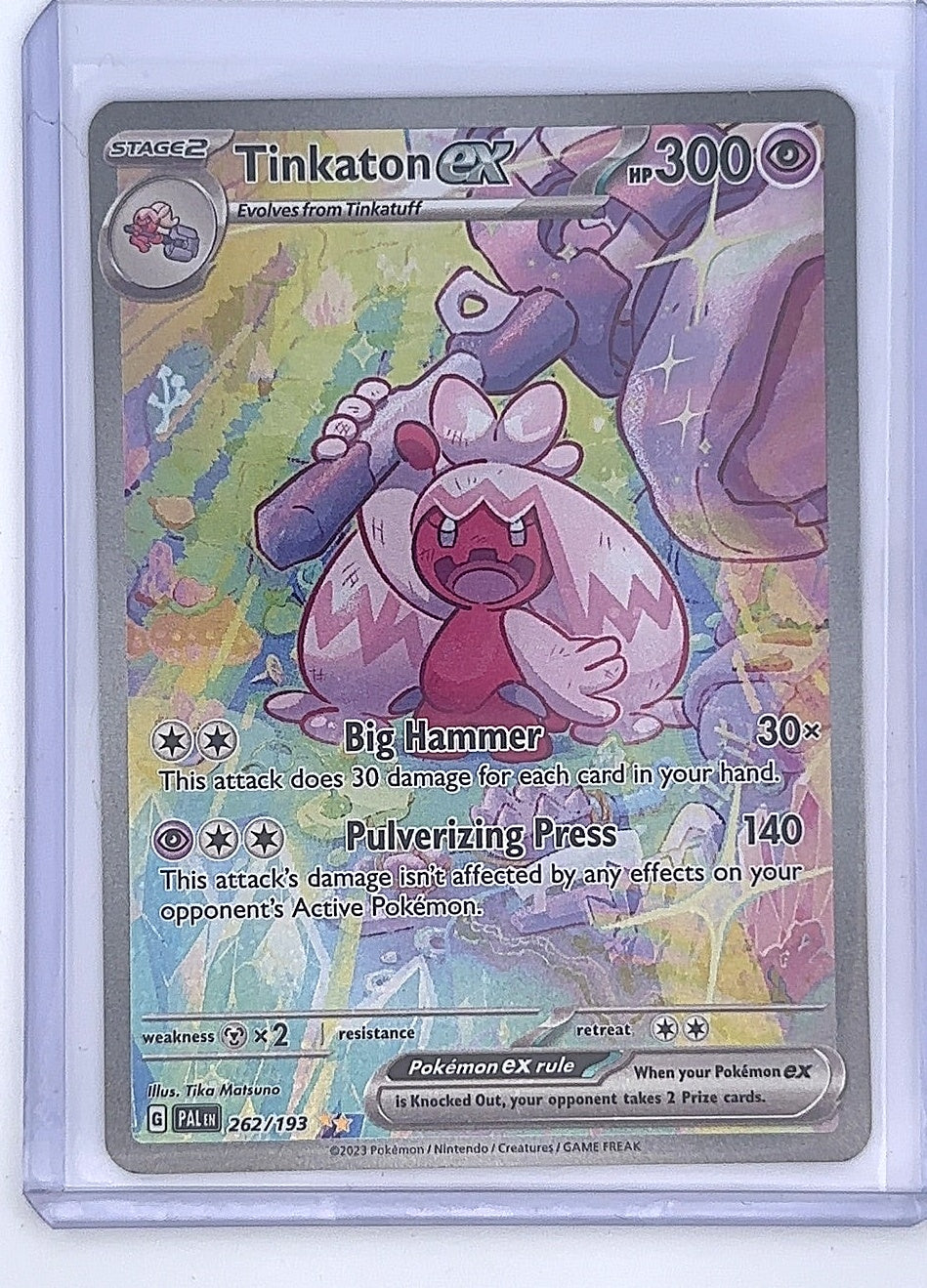 Tinkaton ex - 262/193 #262/193 — front