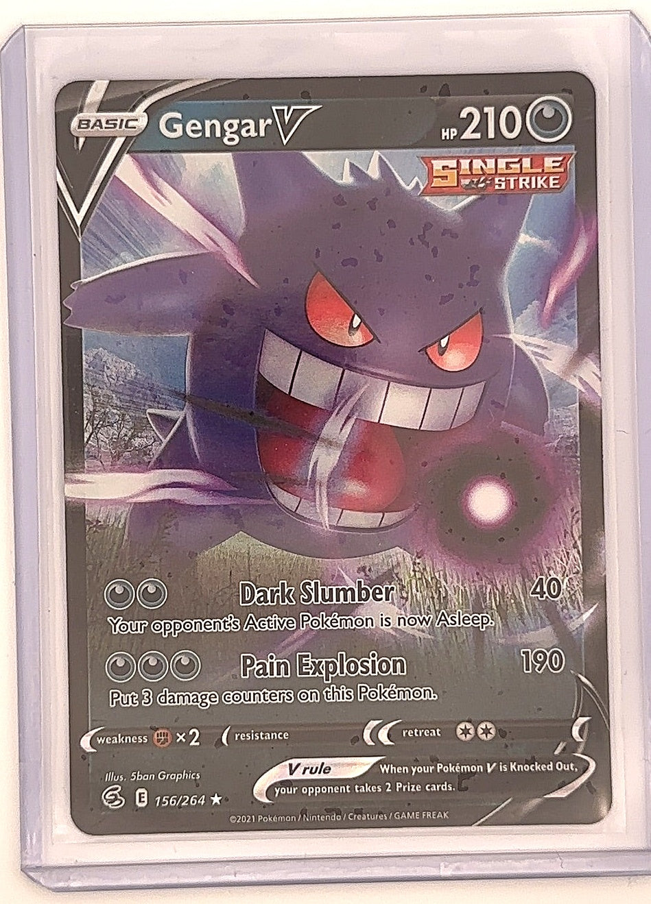 Gengar V #156/264 — front