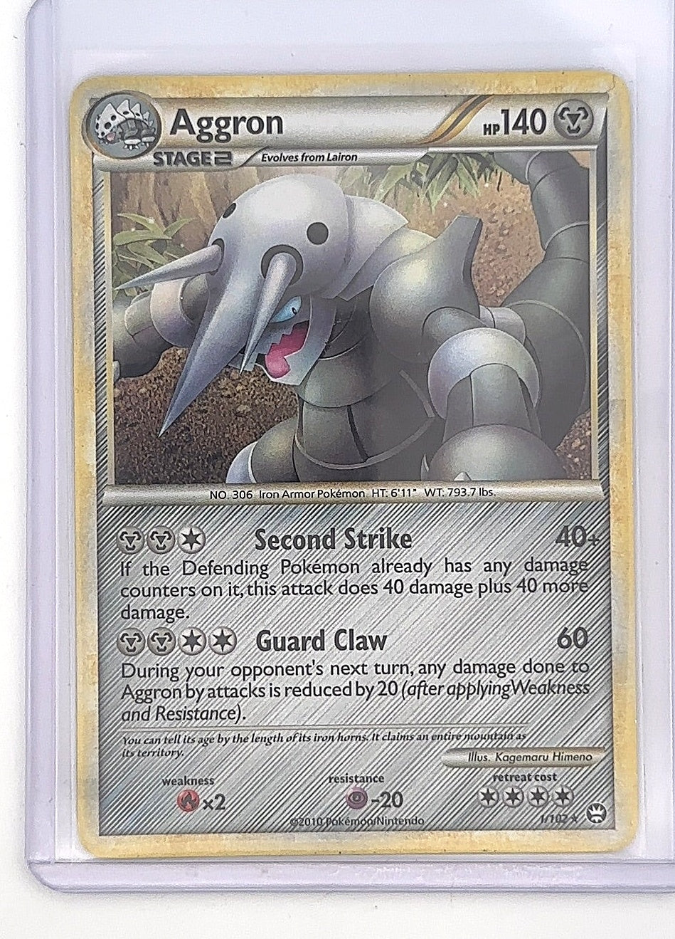Aggron #1/102 — front