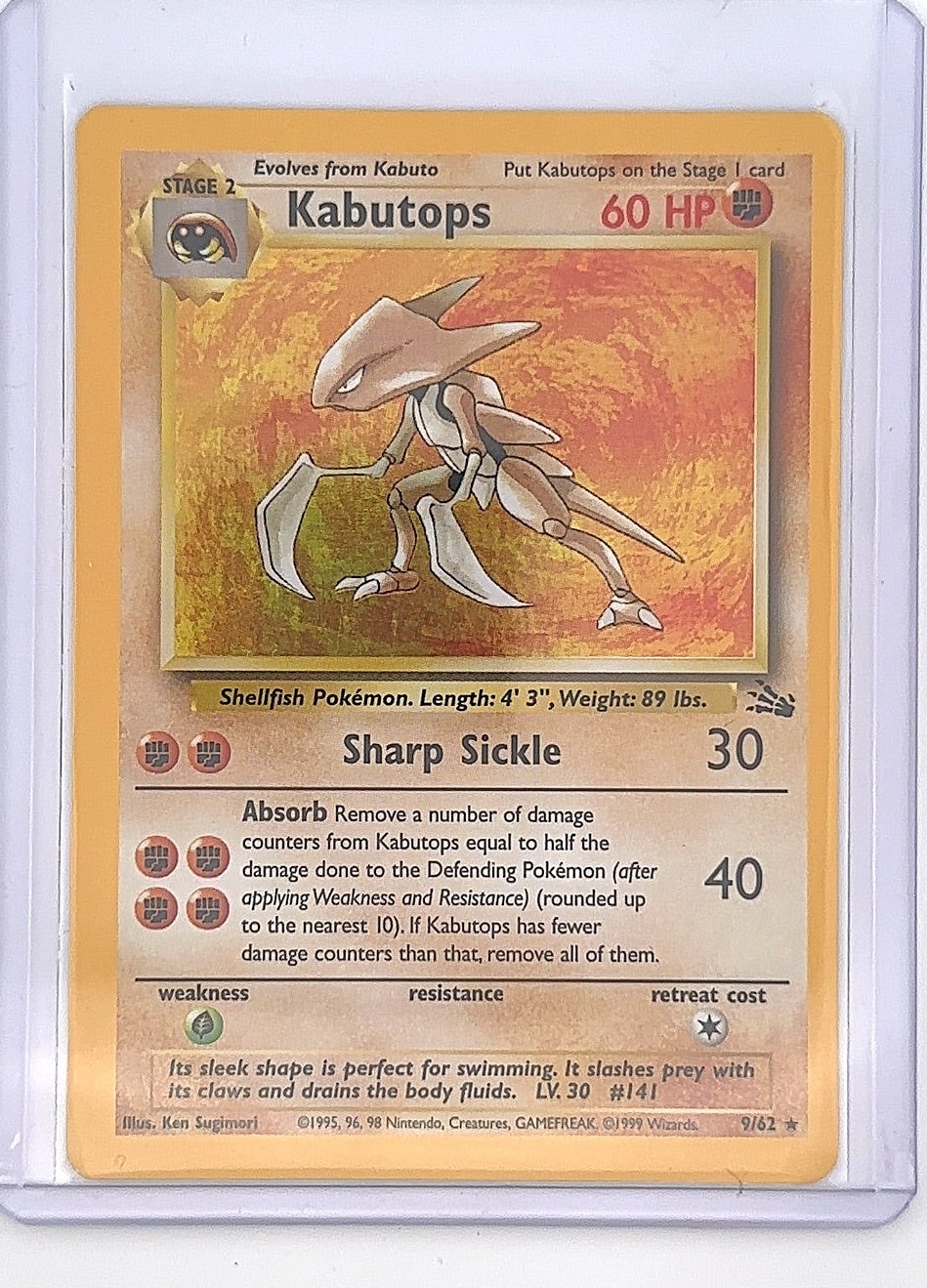 Kabutops (9) #09/62 — front