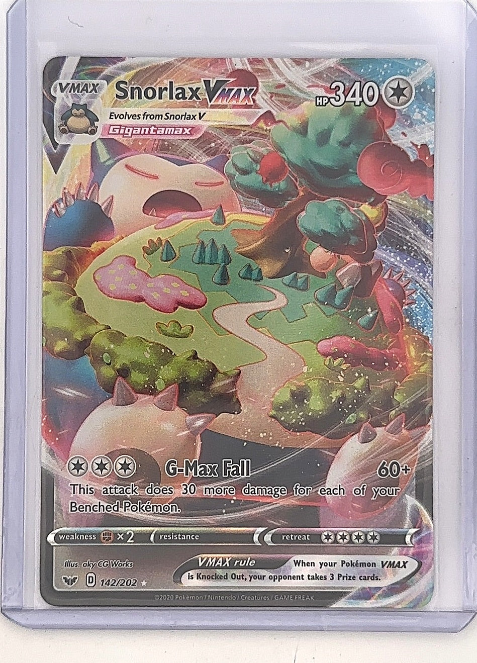 Snorlax VMAX #142/202 — front