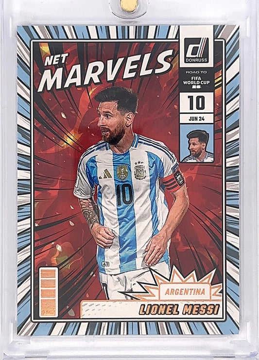 2022 Panini Donruss Net Marvels Lionel Messi #2 — front