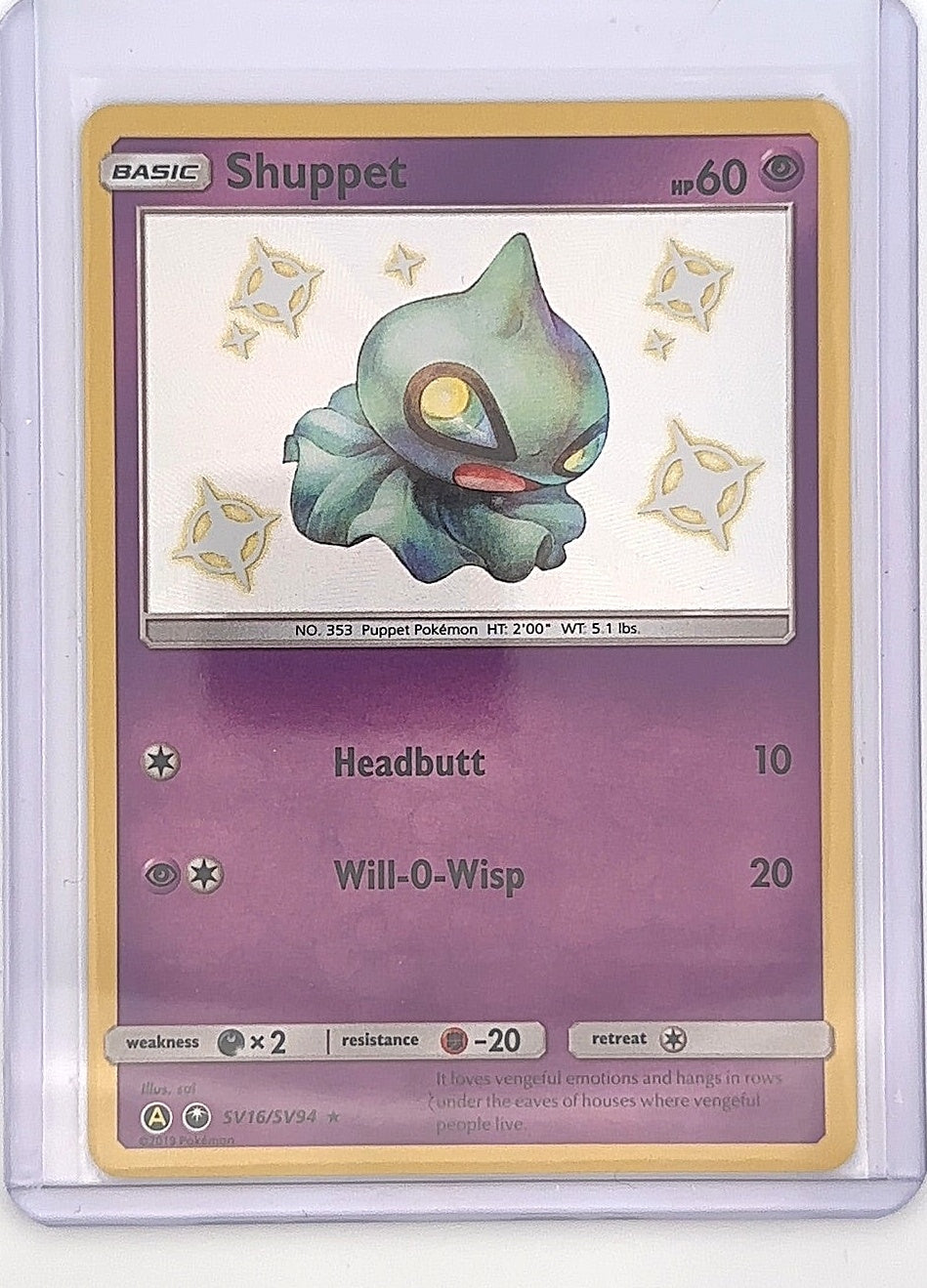 Shuppet #SV16/SV94 — front