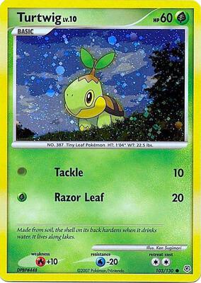 Turtwig - 103/130 (Cosmos Holofoil) #103/130 — stock