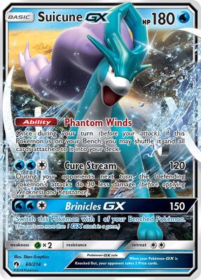 Suicune GX #60/214 — stock