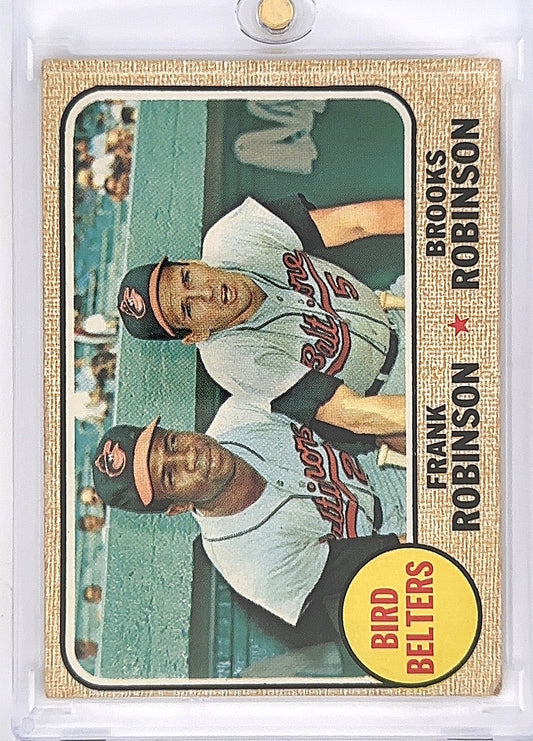 1968 Topps Bird Belters #530 — front