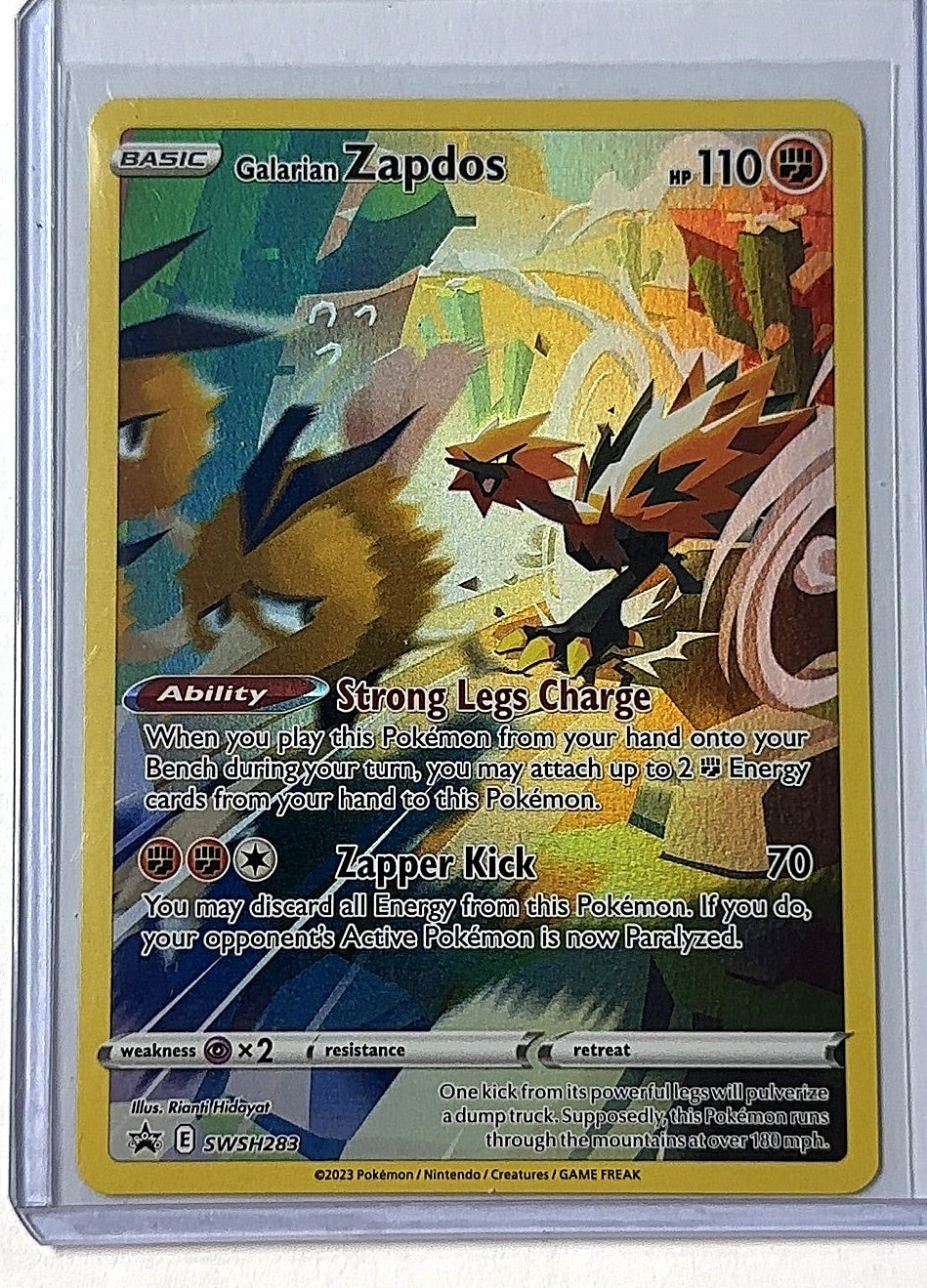 Galarian Zapdos - SWSH283 #SWSH283 — front