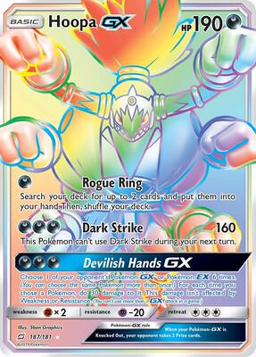 Hoopa GX (Secret) #187/181 — stock
