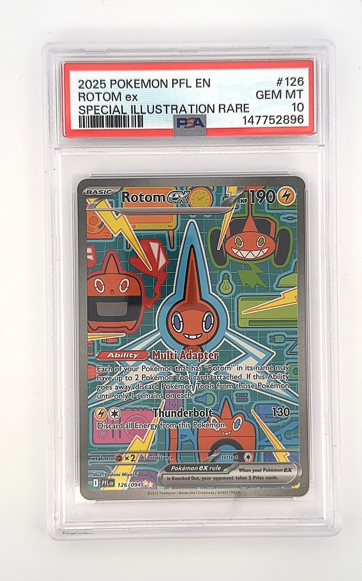 Rotom ex - 126/094 #126/094 PSA GEM MT 10 — front
