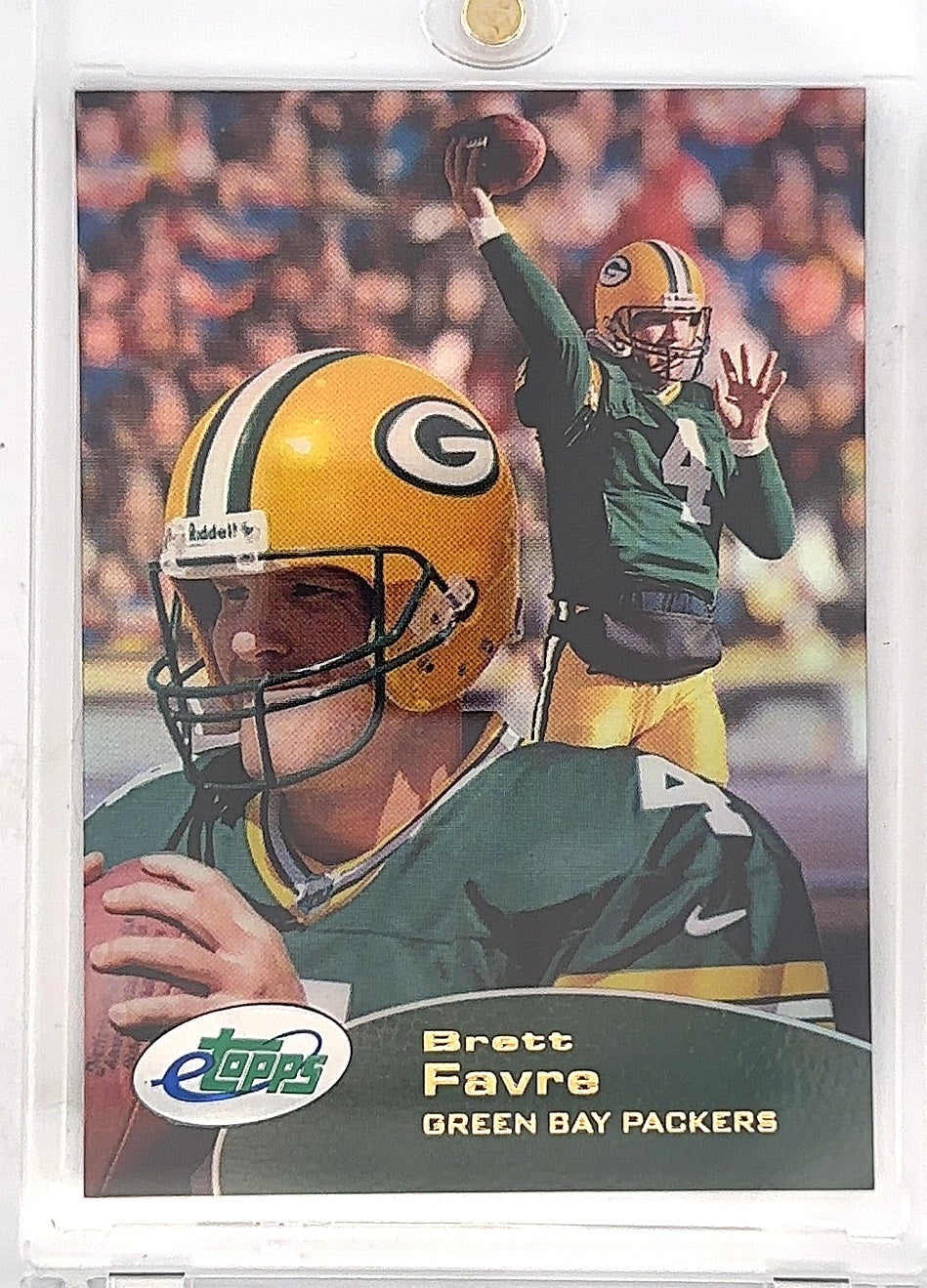 Brett Favre Topps #75 — front