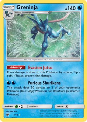 Greninja #9/18 — stock