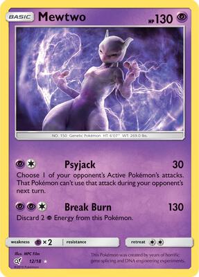 Mewtwo #12/18 — stock