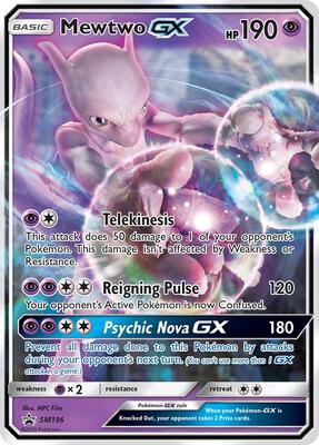 Mewtwo GX - SM196 #SM196 — stock