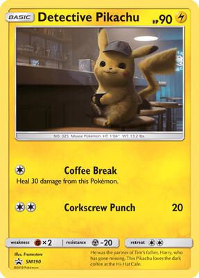 Detective Pikachu - SM190 #SM190 — stock