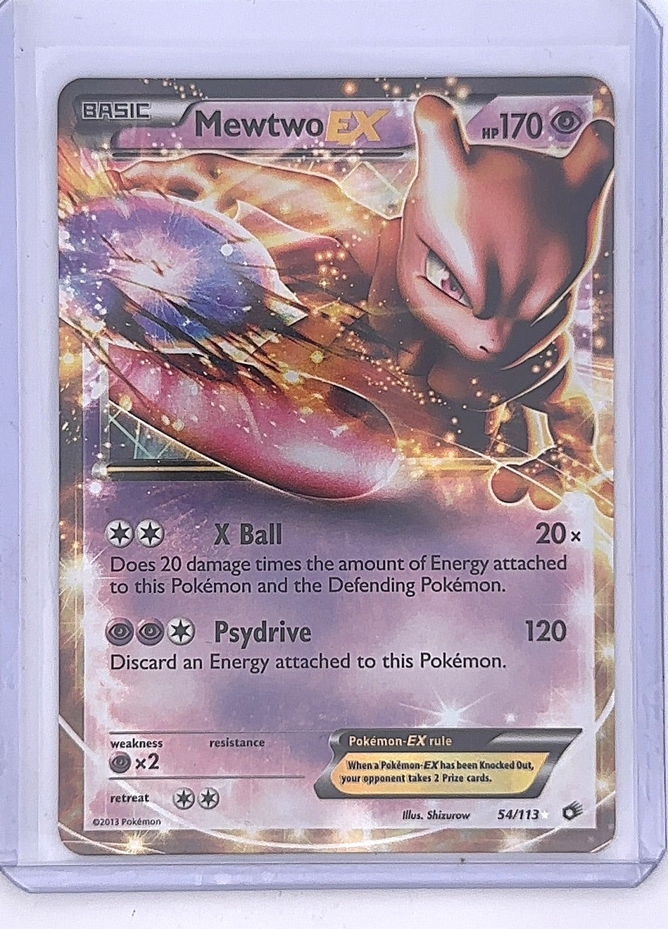 Mewtwo EX #54/113 — front