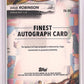 2024 Topps Finest Autograph Dave Robinson  /10  #FA-DR — back