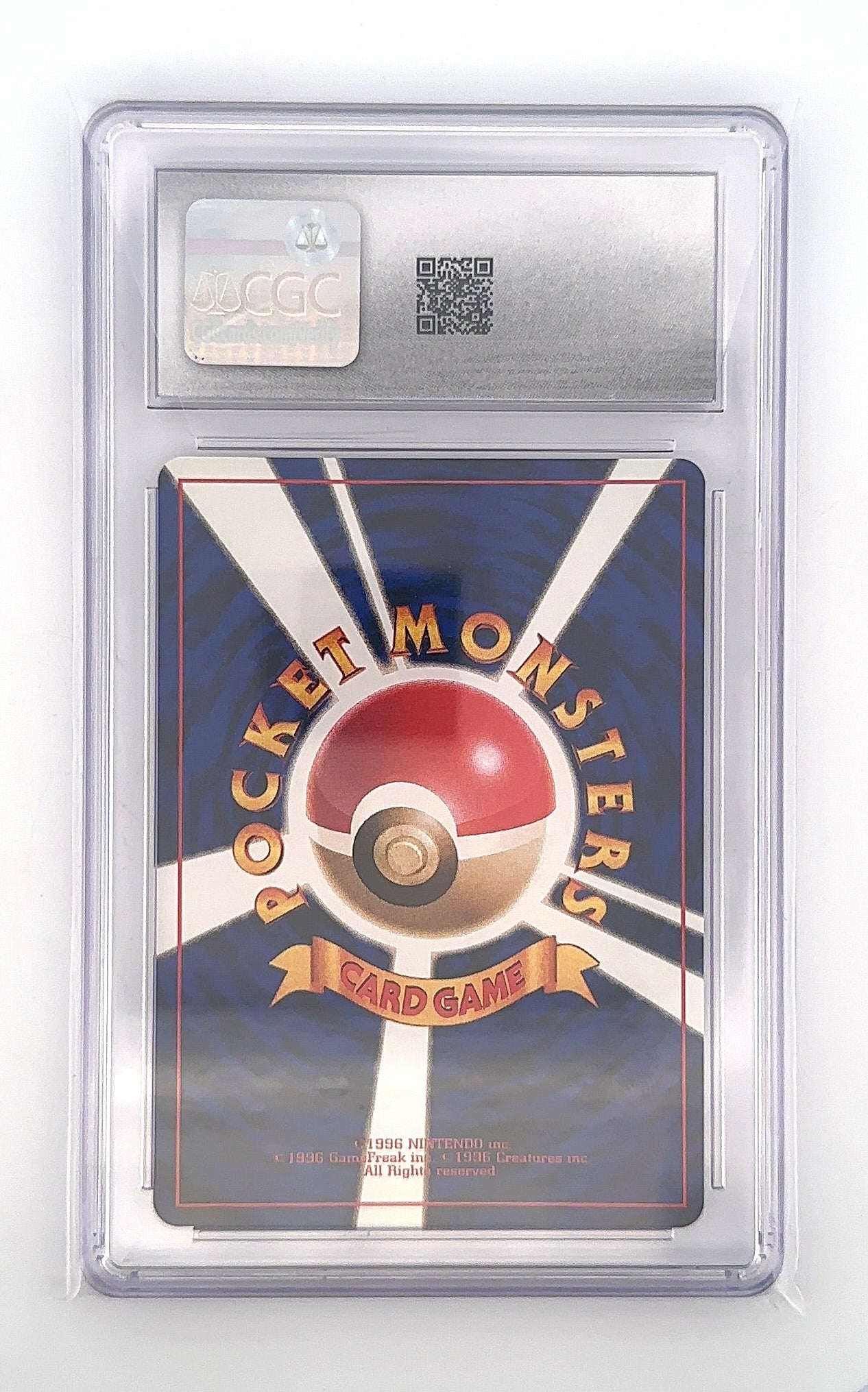 Dark Slowbro CGC PRISTINE 10 — back
