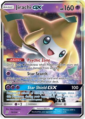 Jirachi GX #79/236 — stock