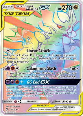 Garchomp & Giratina GX (Secret) #247/236 — stock