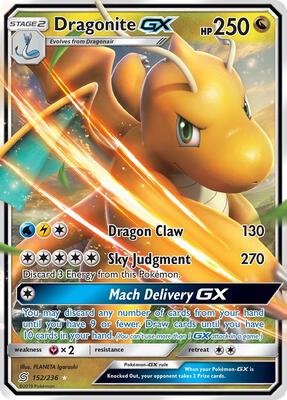 Dragonite GX #152/236 — stock