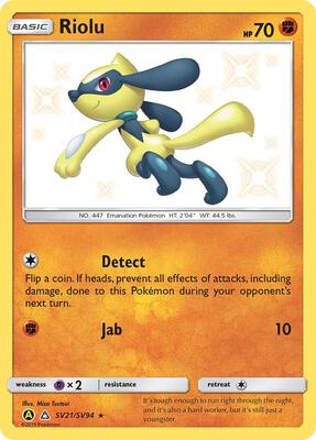 Riolu #SV21/SV94 — stock