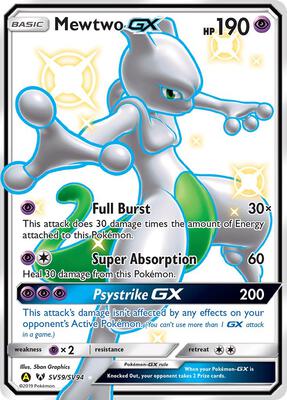 Mewtwo GX #SV59/SV94 — stock