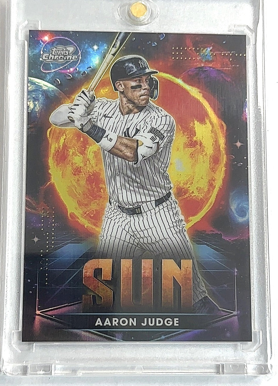 2025 Topps Cosmic Chrome Planetary Pursuit Aaron Judge #PPS-1 — front