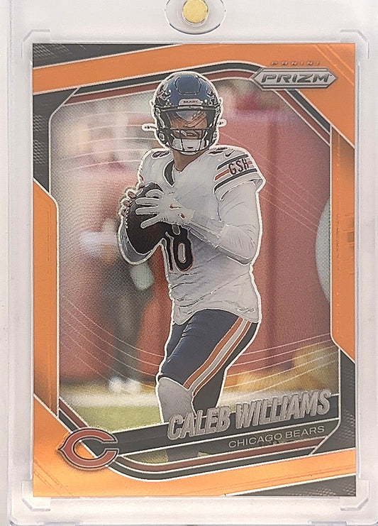 2025 Panini Prizm Caleb Williams [Orange] #124 — front